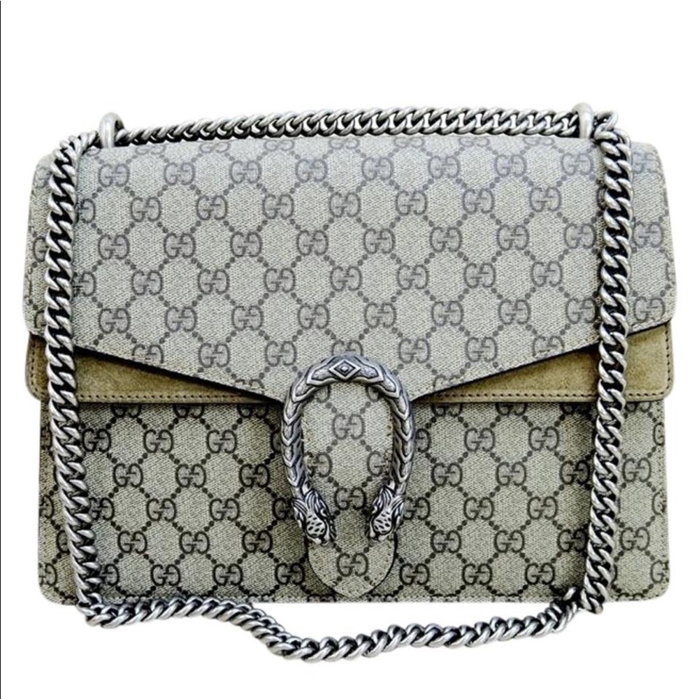 Authentic Gucci Dionysus GG Supreme Medium Handbag